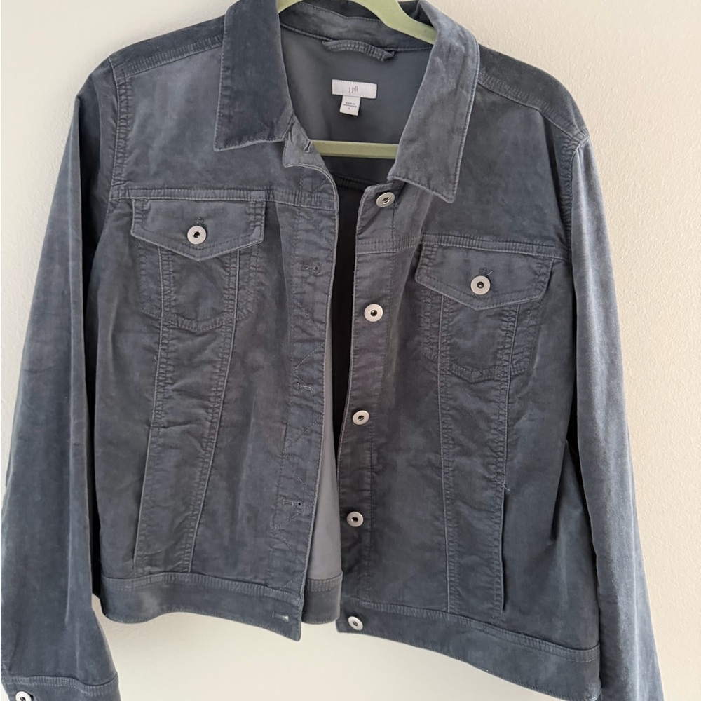 J. Jill Charcoal Jean Jacket